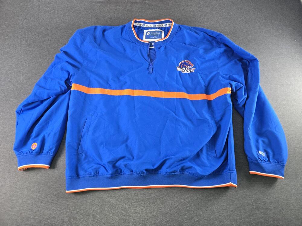 Boise State Broncos Jacket Mens 3XL Blue NCAA Football Donegal Bay Top